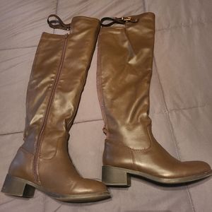 Brown OTK boots